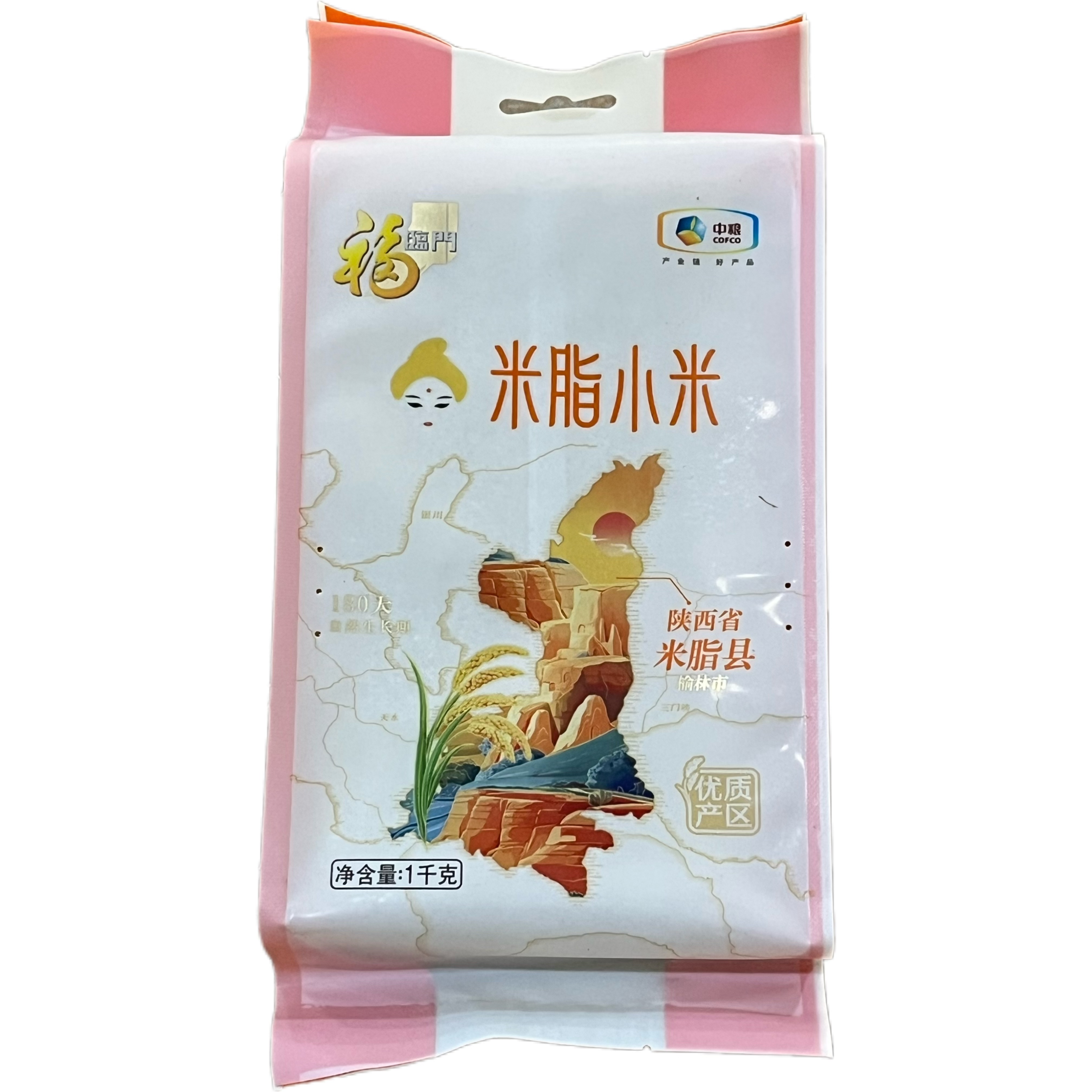 福临门米脂小米1kg 双层真空0157