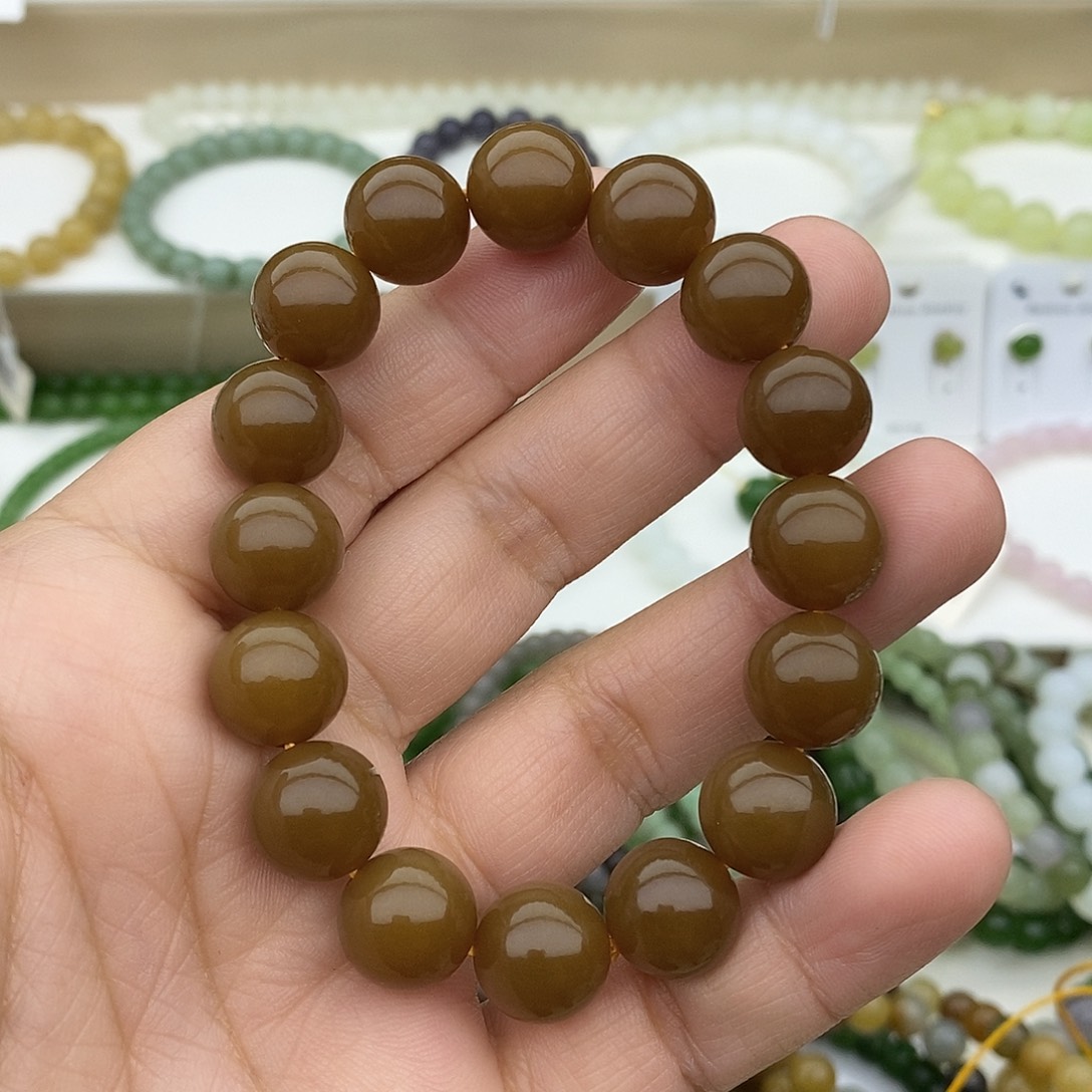 和田玉手链未镶嵌