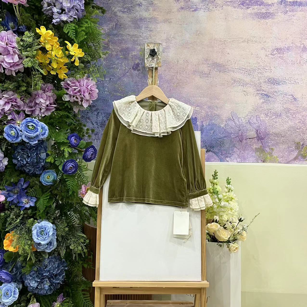 066G绿色小衫1089