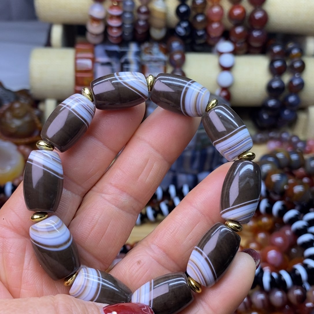 玛瑙/玉髓手链未镶嵌