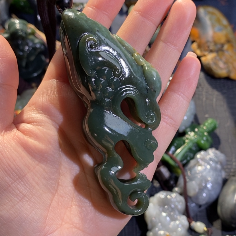 【闪购商品】未镶嵌和田玉把件花***s