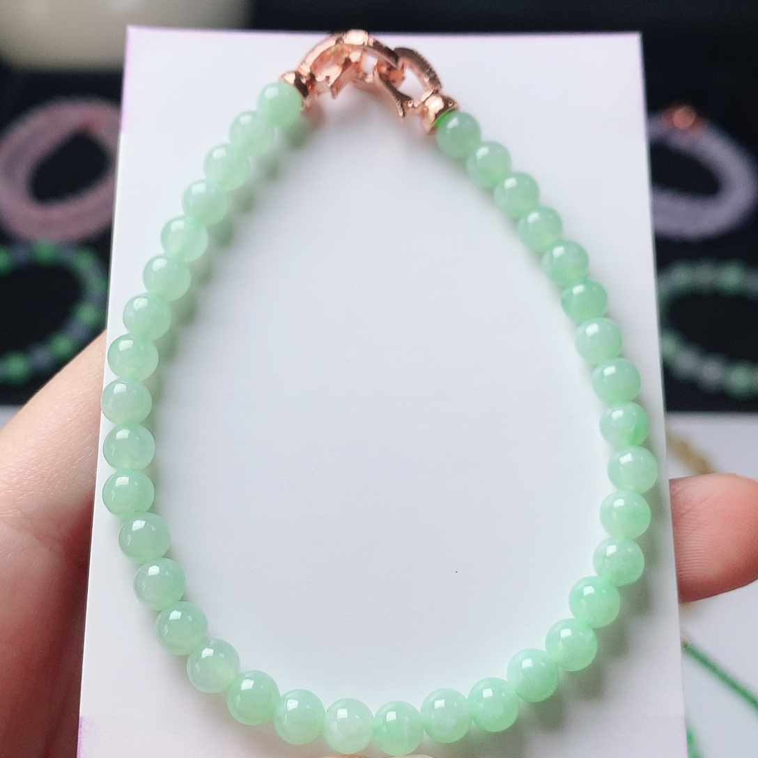 翡翠未镶嵌手链翡翠