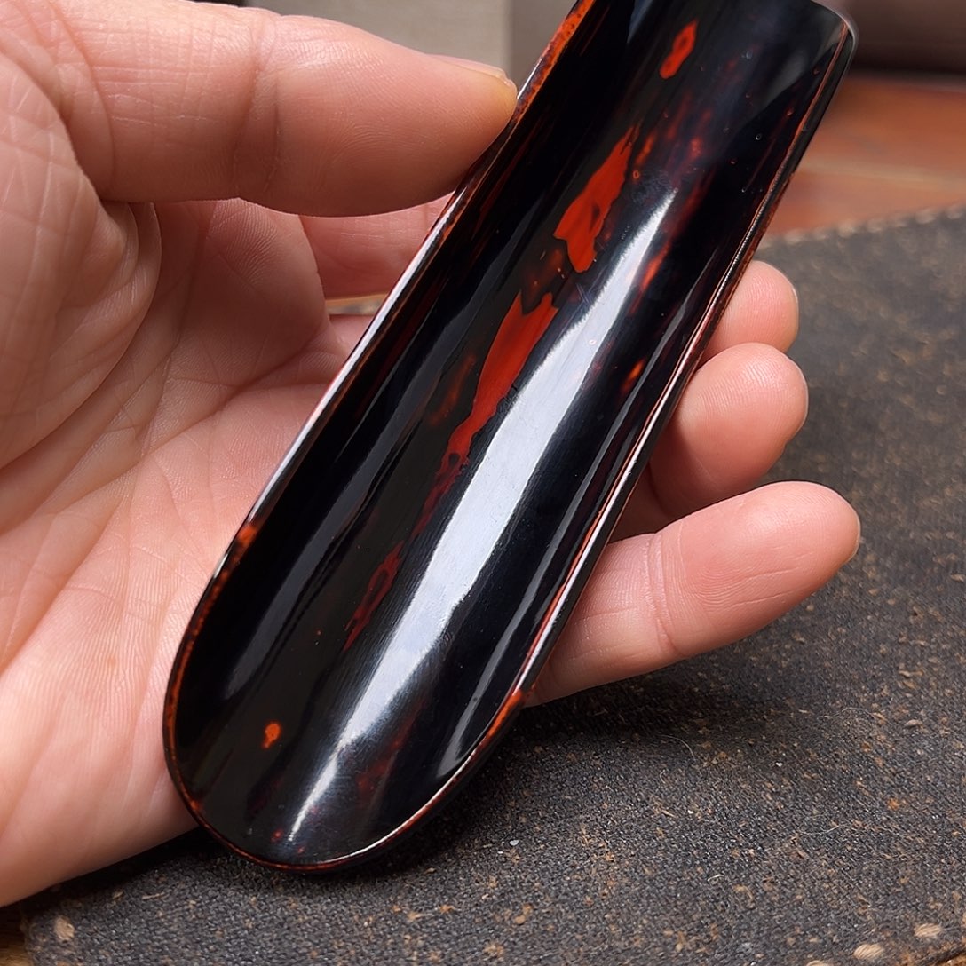 瓷大漆茶则小壶口专用艺术品