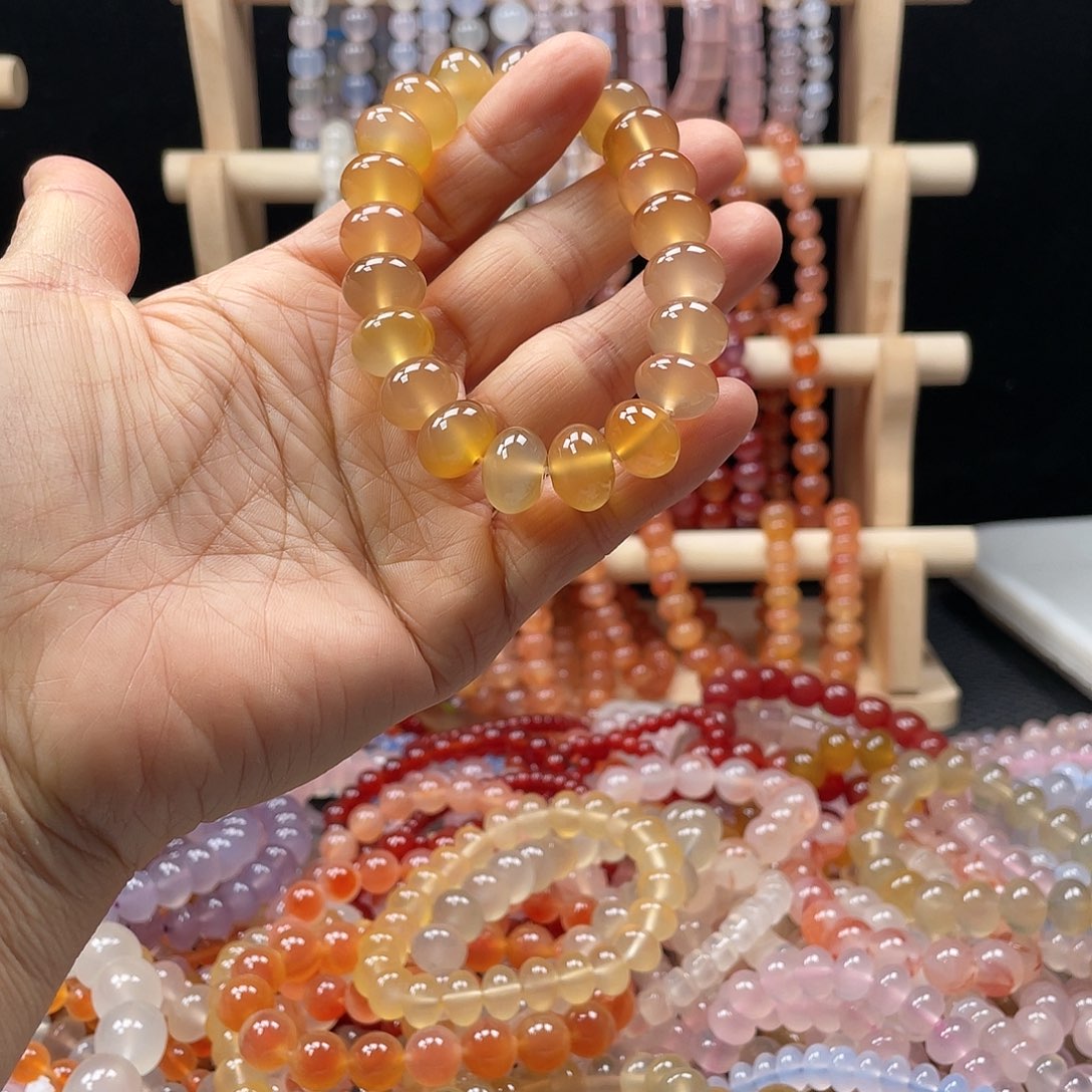 一***h玛瑙/玉髓合金手链