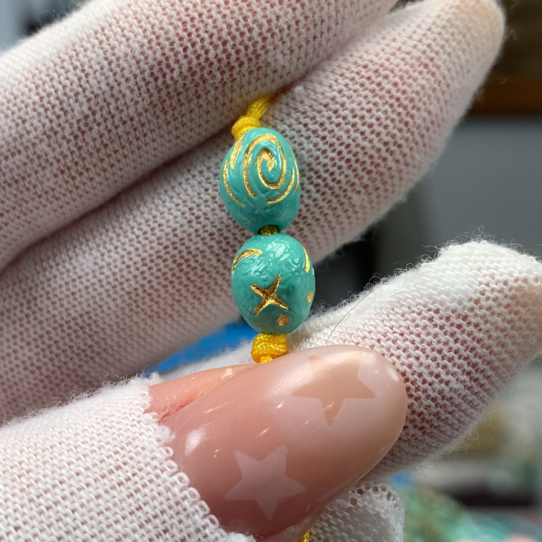 绿松石未镶嵌挂件