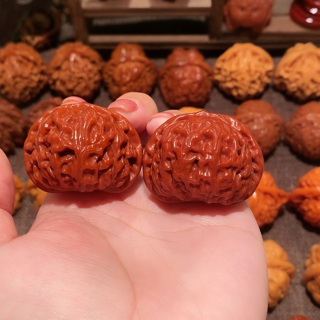 文玩核桃吊坠40（超玉化）宫灯0260