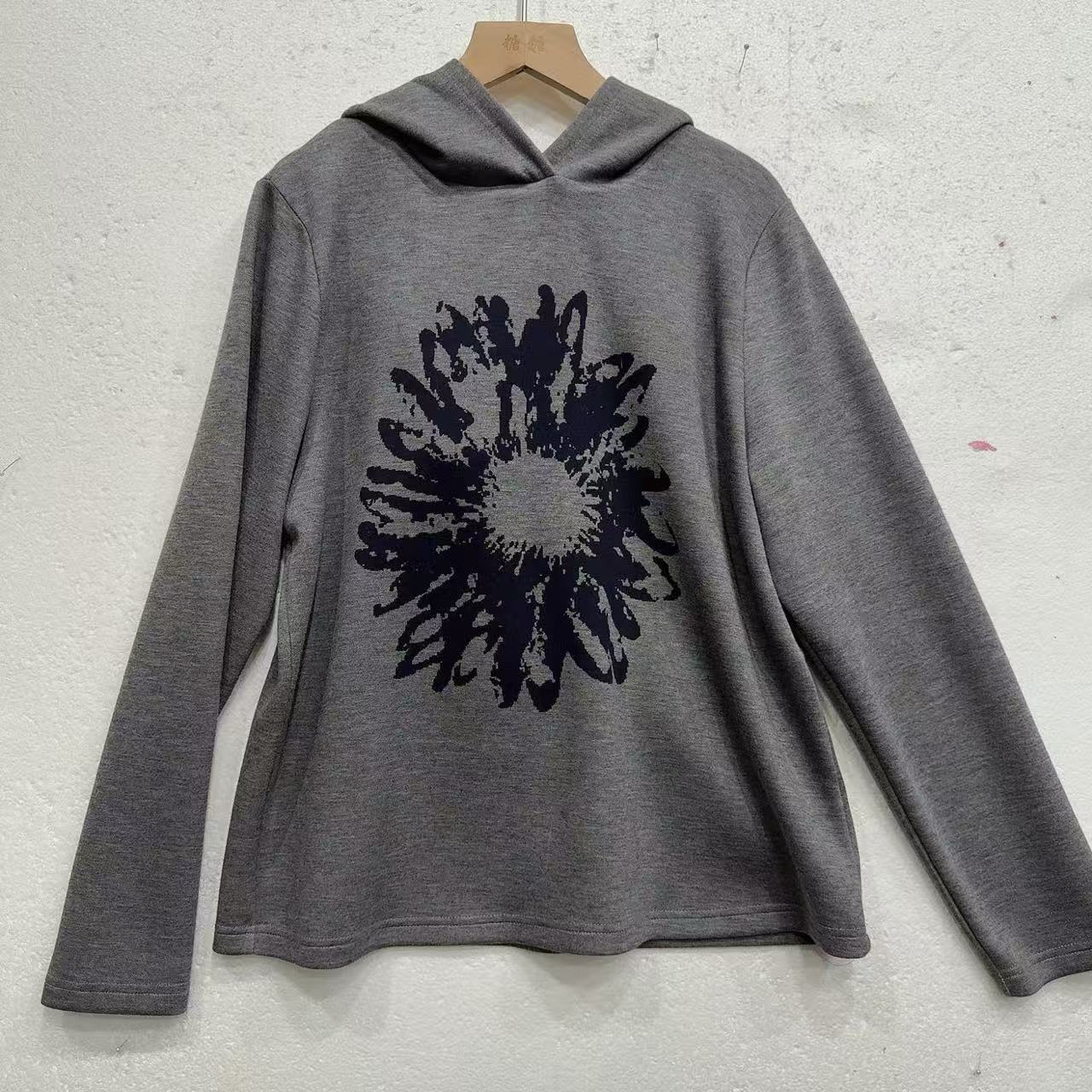 FL糖糖家福利款印花高领时尚休闲卫衣【251138】