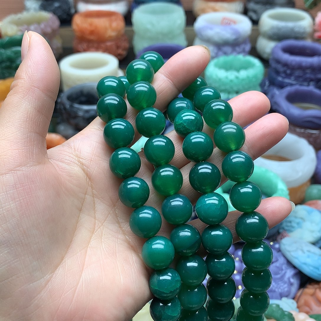 颈饰合金石英质玉