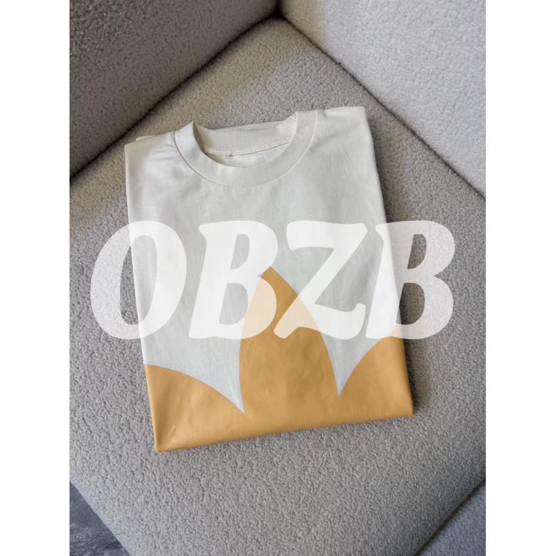 OBZB【G字母LOGO短袖】舒适百搭新款内搭外搭男女同款2039