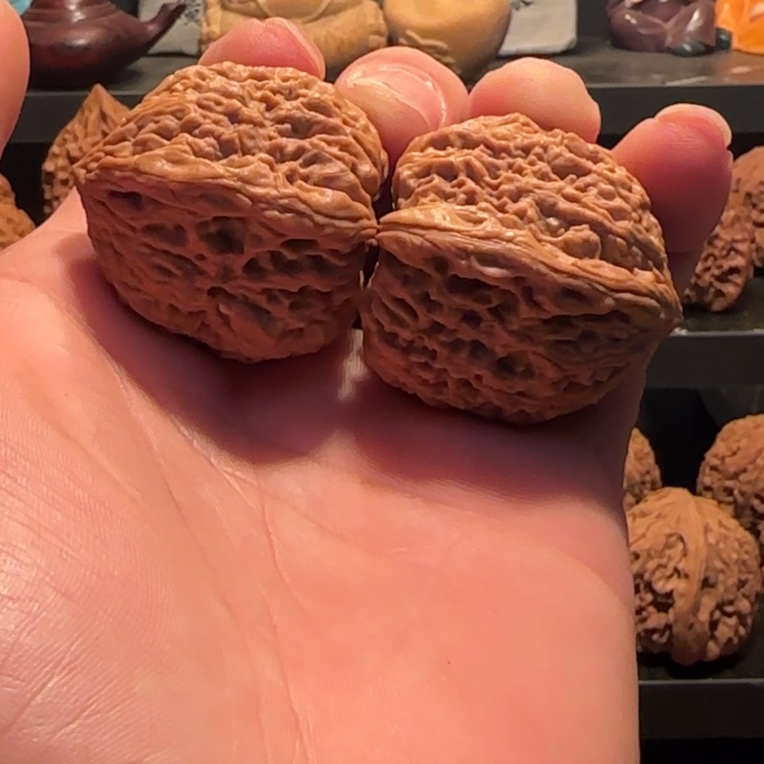 桃核把件涿鹿南疆石38