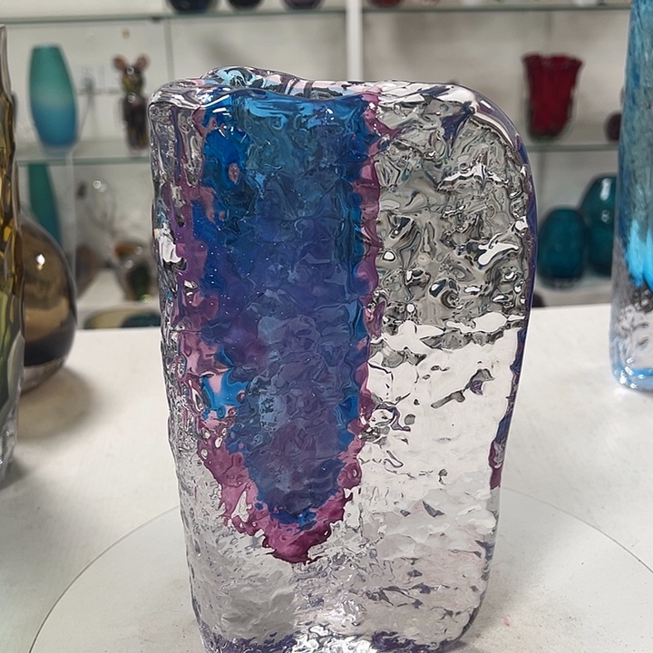 高24轻奢琉璃花器福利正常人工痕迹