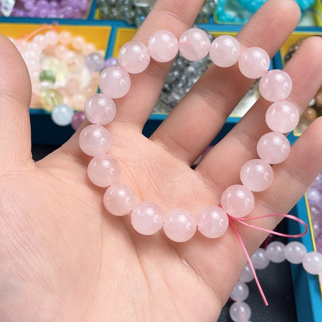 水晶手链未镶嵌粉水晶