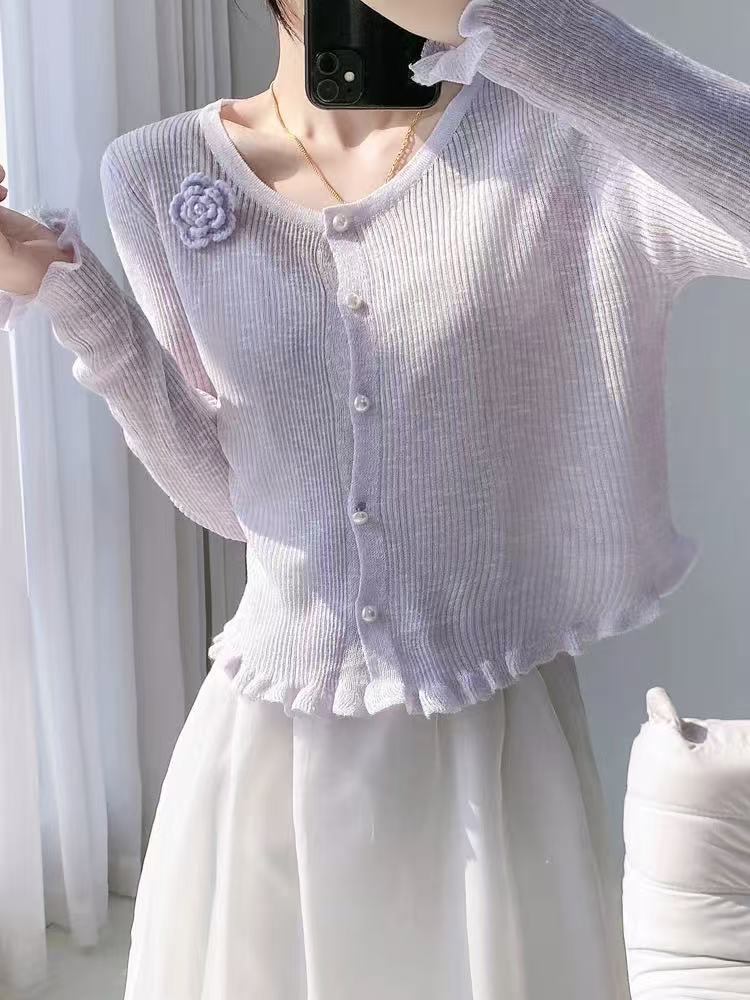 编码140-240新款防晒搭配吊带裙韩版夏季薄款防晒开衫
