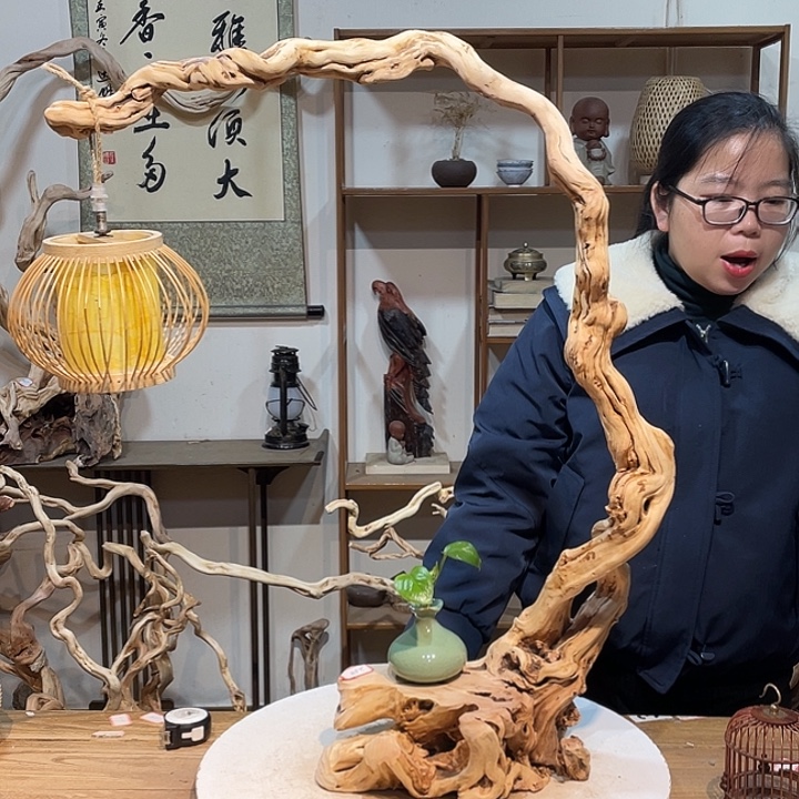 木杜鹃根根艺摆件3