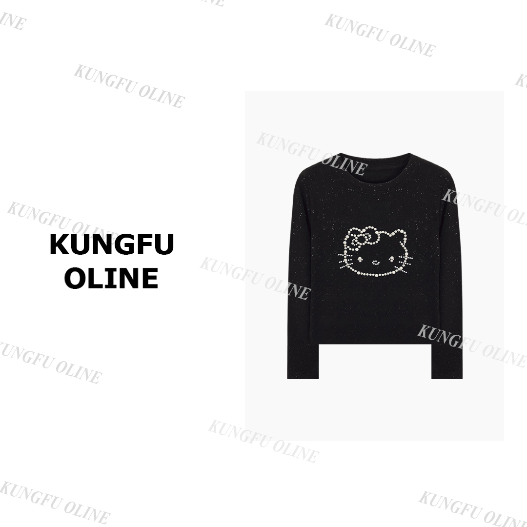 【YY】CT48-35秋冬季流光风印花设计师时尚上衣百搭长袖