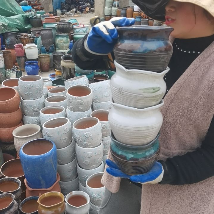 红陶口14高13.瑕疵