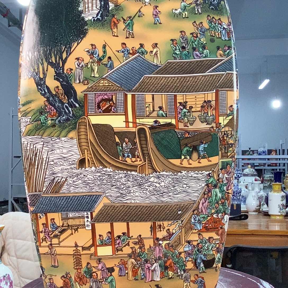 摆件景德镇陶瓷花瓶摆件