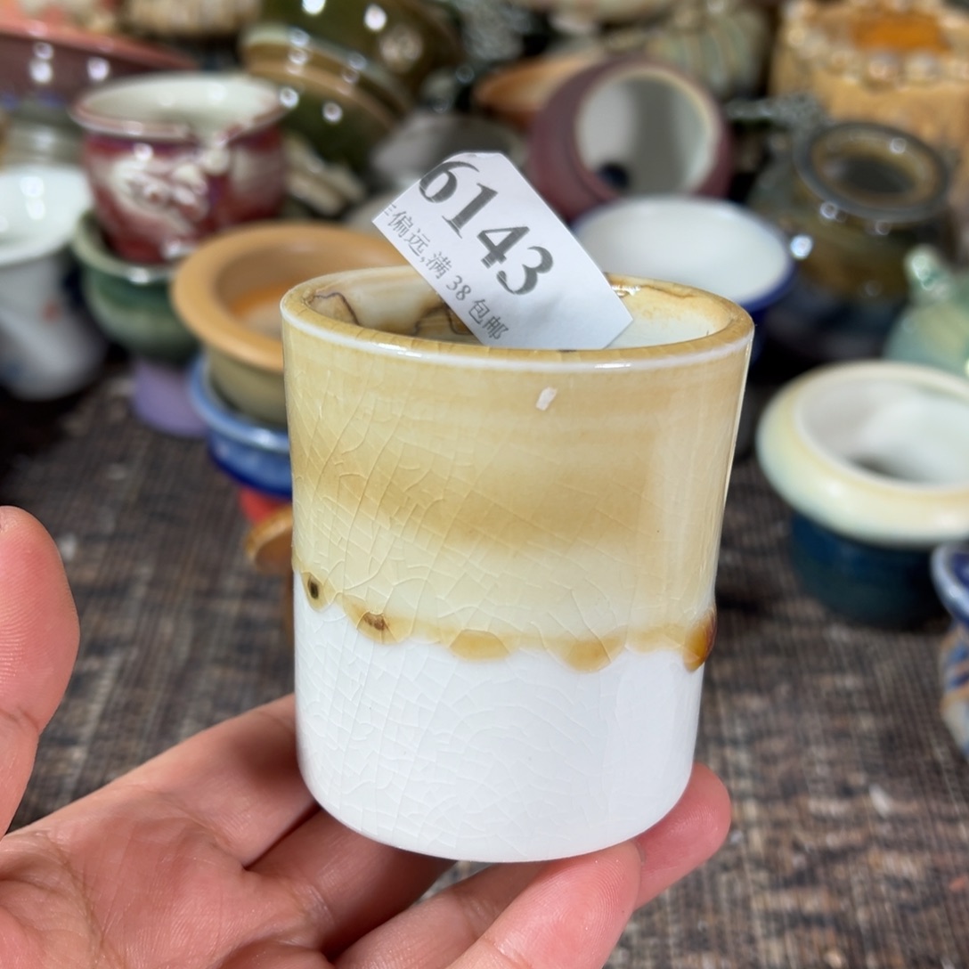 红陶景德镇手工花盆