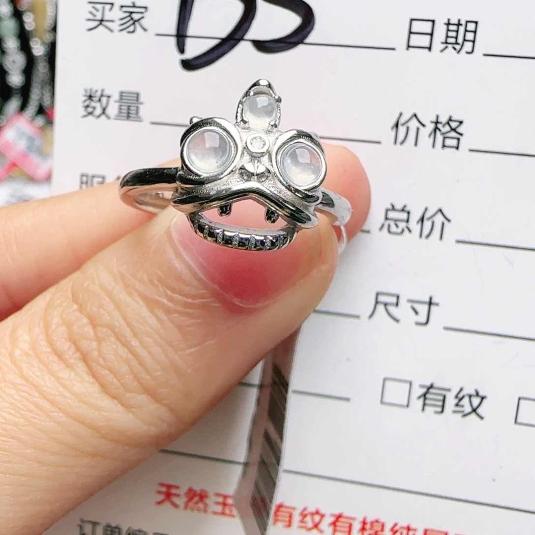 银S925镶嵌手链翡翠