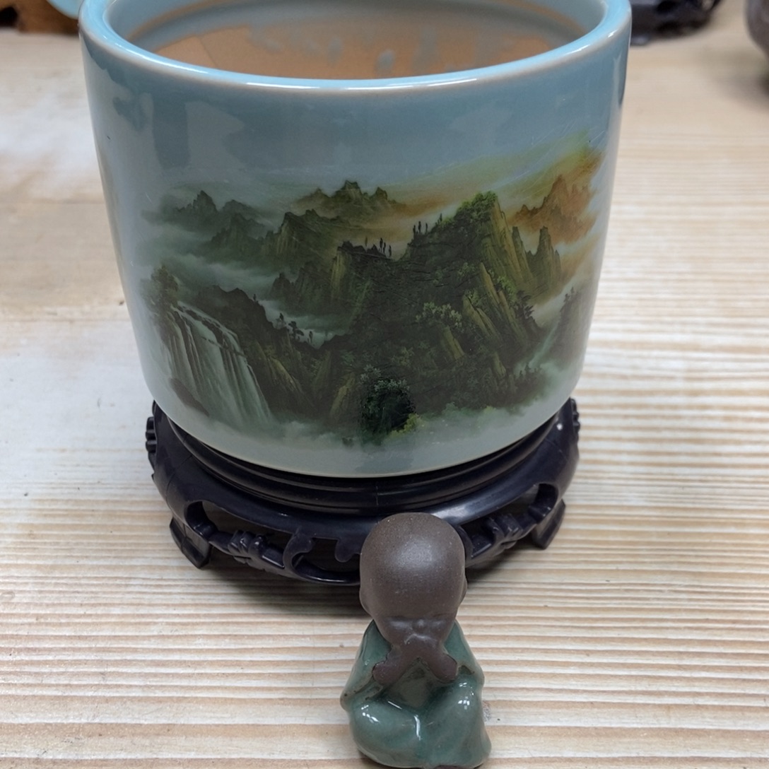 瓷片陶瓷花盆陶瓷艺术