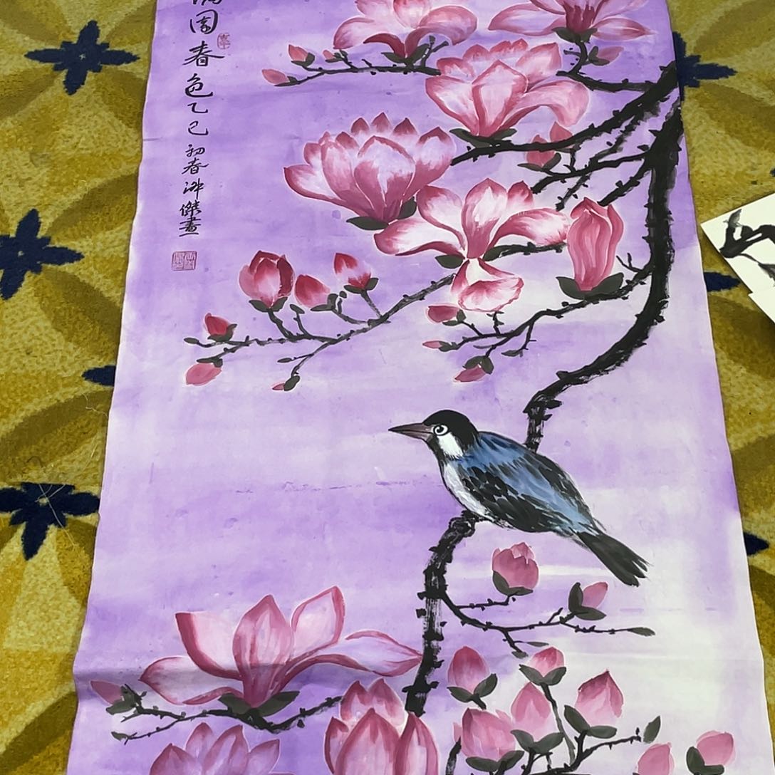 国画绘画作品花鸟作品22222