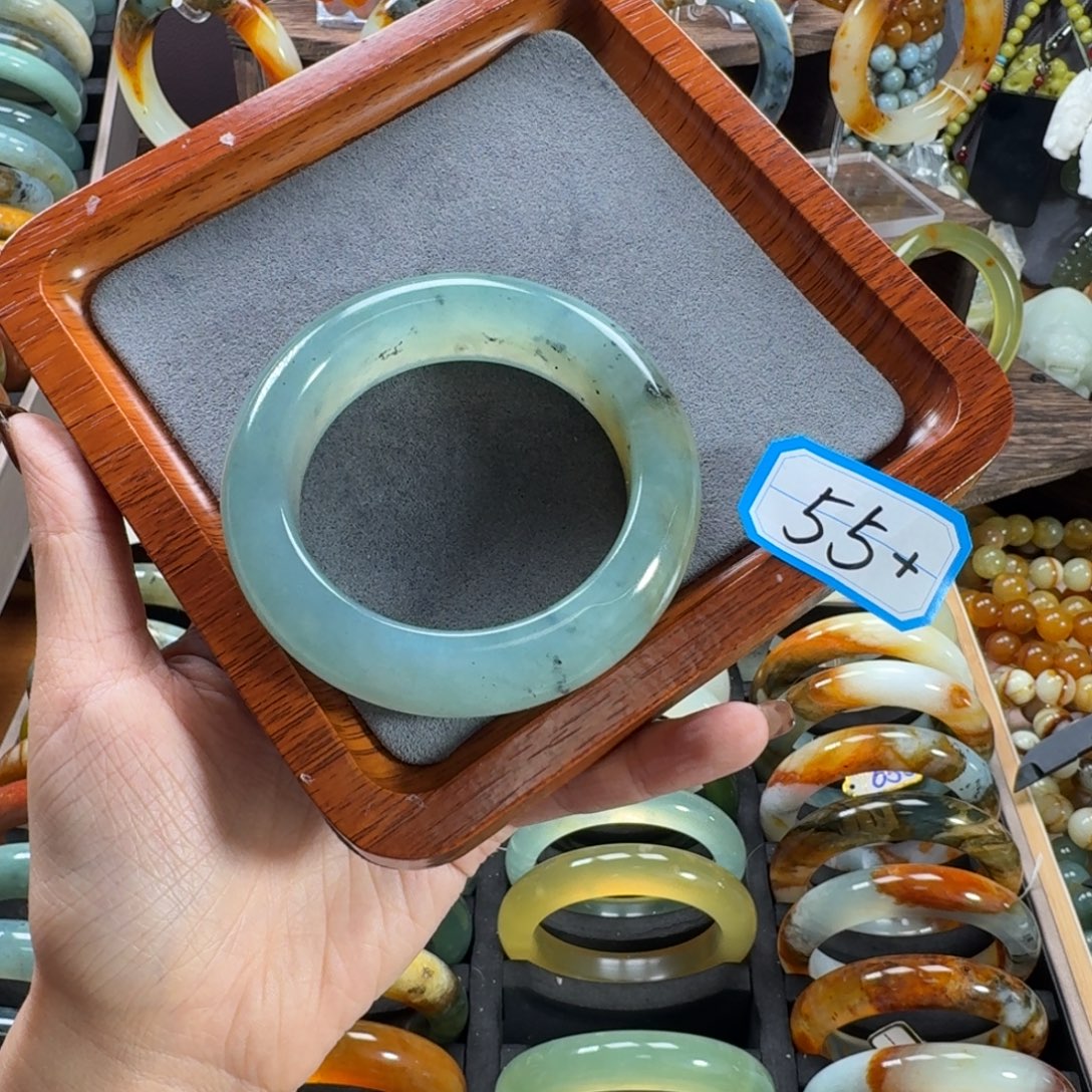 蛇纹石玉合金手镯