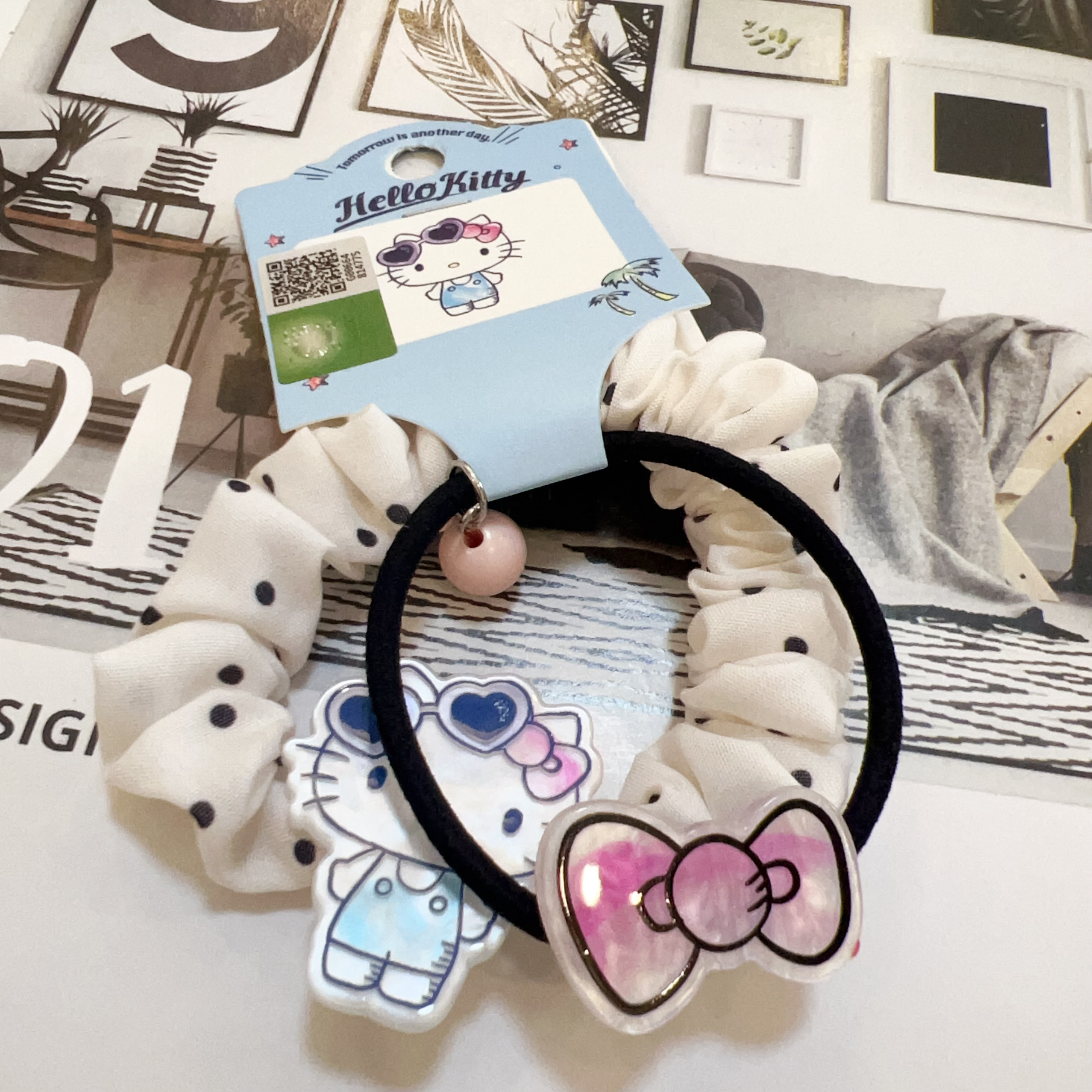 猫咪甜美风发绳可爱皮筋J1604