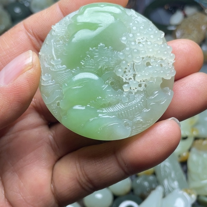 瑾***琅和田玉未镶嵌颈饰
