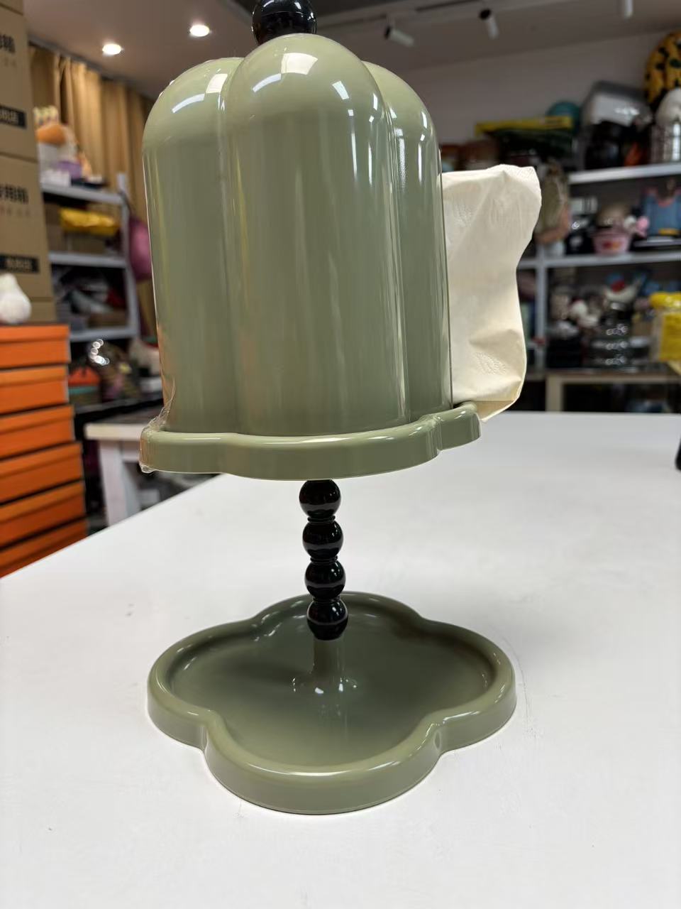 桌面轻奢纸巾盒 颜色规格随机 JX