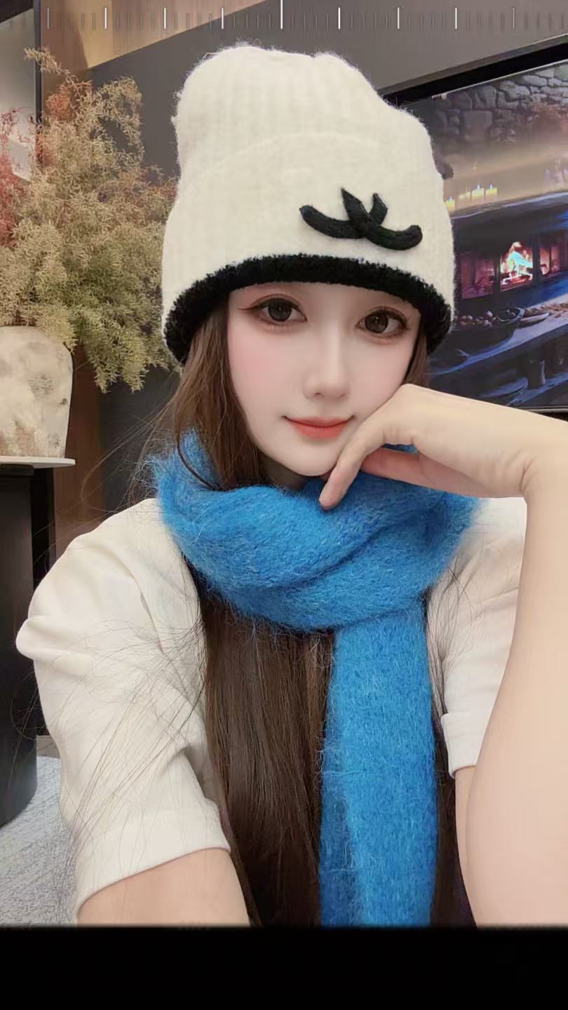 【五月同款】新款冬季毛线保暖冷帽百搭针织时尚