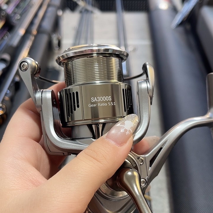 过***客海洋星3000鱼轮纺车