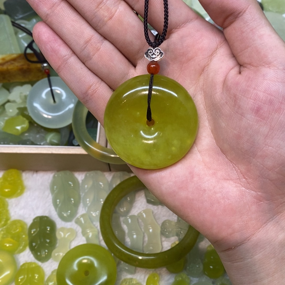 开***西岫玉未镶嵌吊坠(不含链)