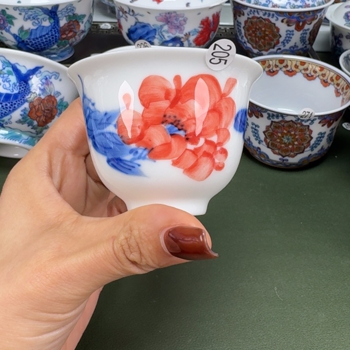 沙沙手工手绘茶具205
