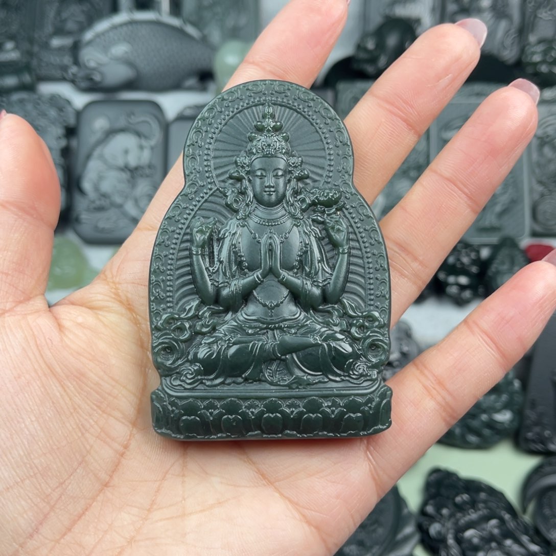 和田玉颈饰未镶嵌