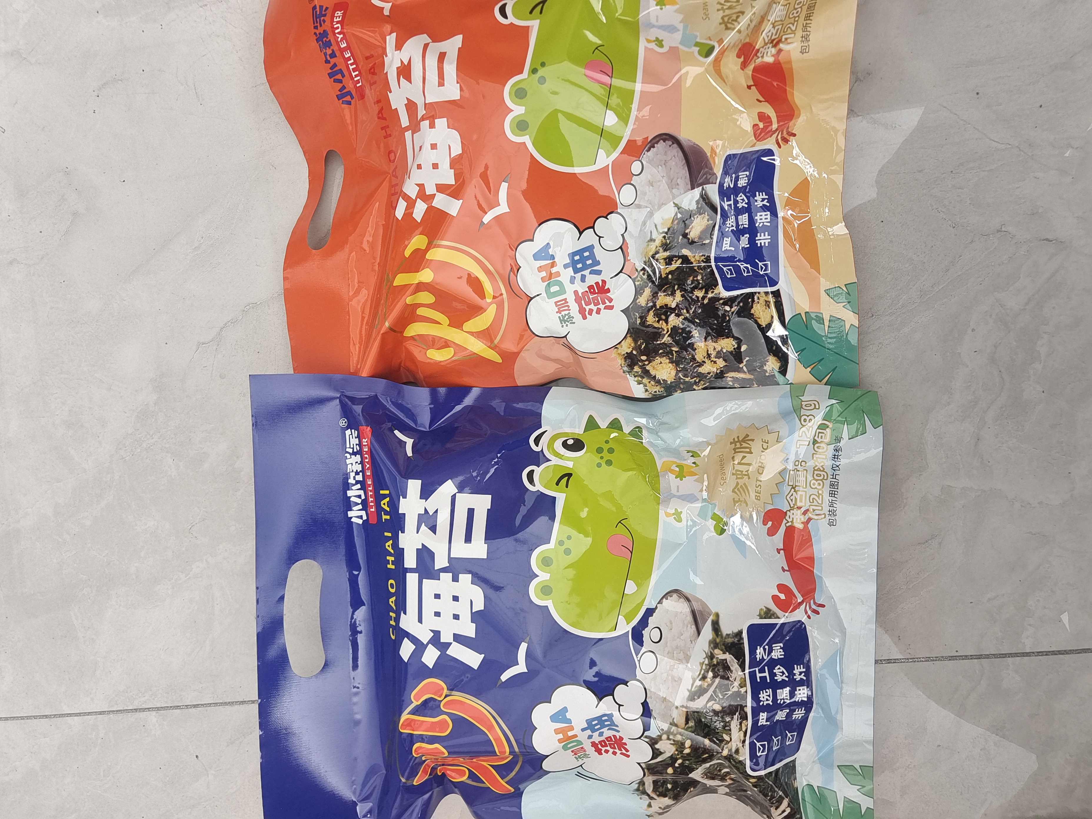 炒海苔肉松珍虾味高温炒制非油炸