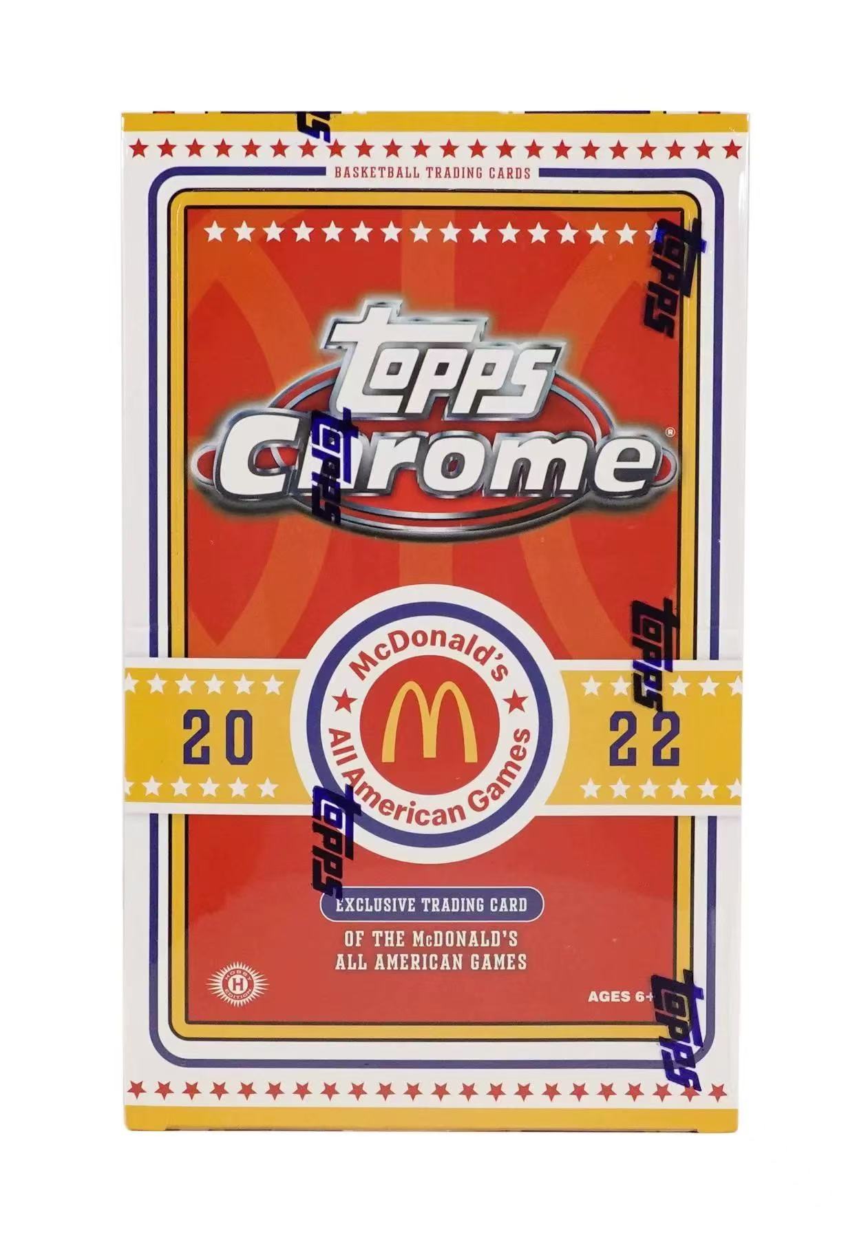 2022 Topps Chrome 麦当劳 全美高中联赛 Hobby Box 篮球 现货盒