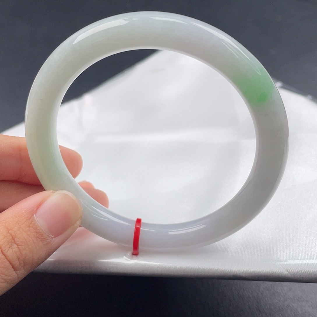 翡翠未镶嵌手镯（圆镯）5859圈