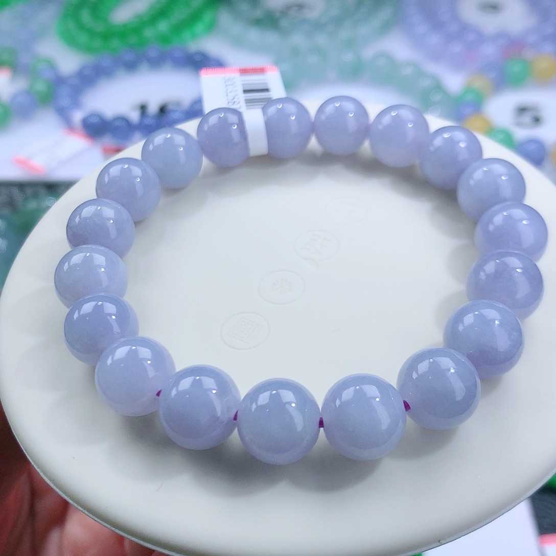 翡翠手串未镶嵌卡10