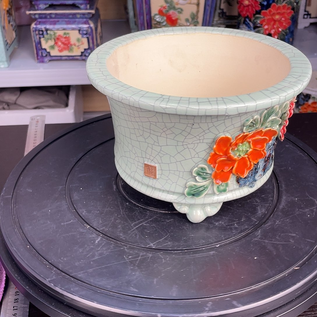 红陶用****8岭南石湾湾湾盆