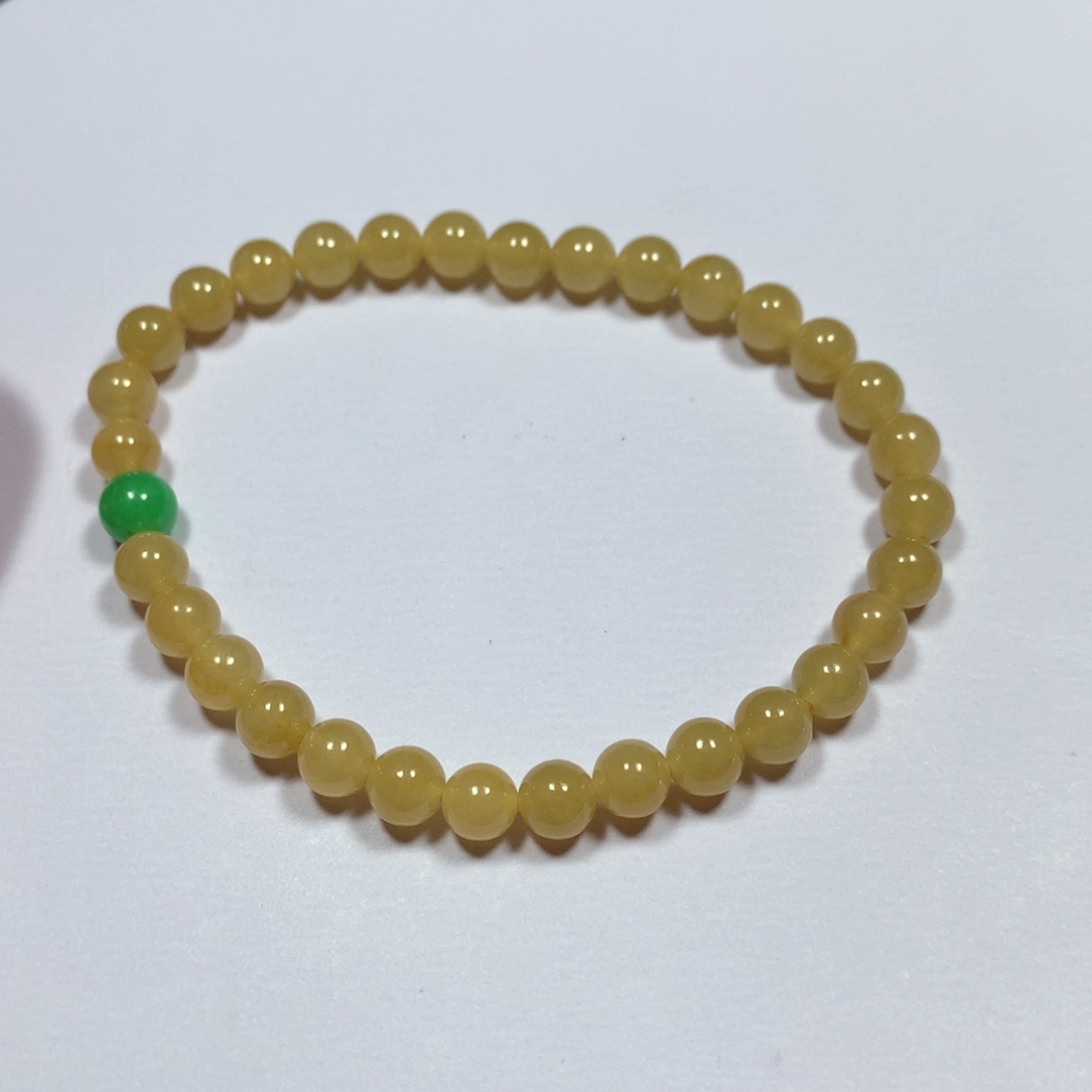 翡翠手链未镶嵌缅甸翡翠