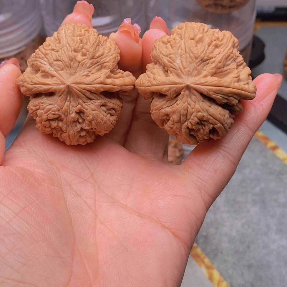 文玩核桃手把件粗筋43