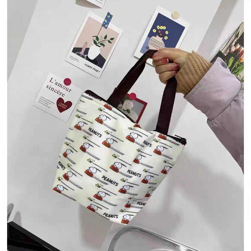 休闲卡通手提保温便当包