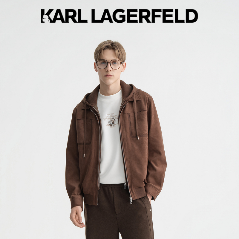 【官方男装】KARL LAGERFELD卡尔拉格斐休闲夹克P26Z1408