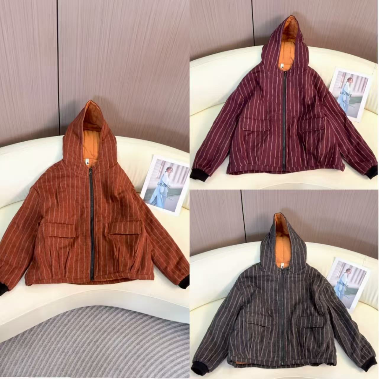 欧货大码短款夹棉外套女2025新款爆款冬季显瘦格子加厚棉衣