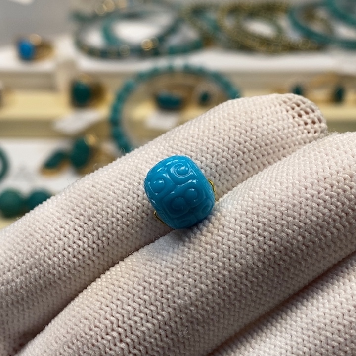 绿松石珠宝奇石未镶嵌AA400