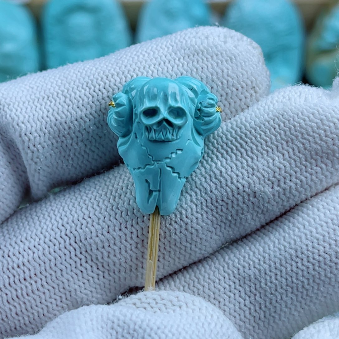 绿松石未镶嵌珠宝奇石17mm