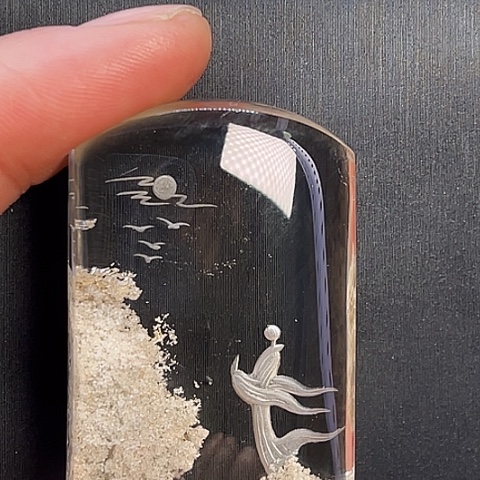 水晶颈饰未镶嵌博*园水晶