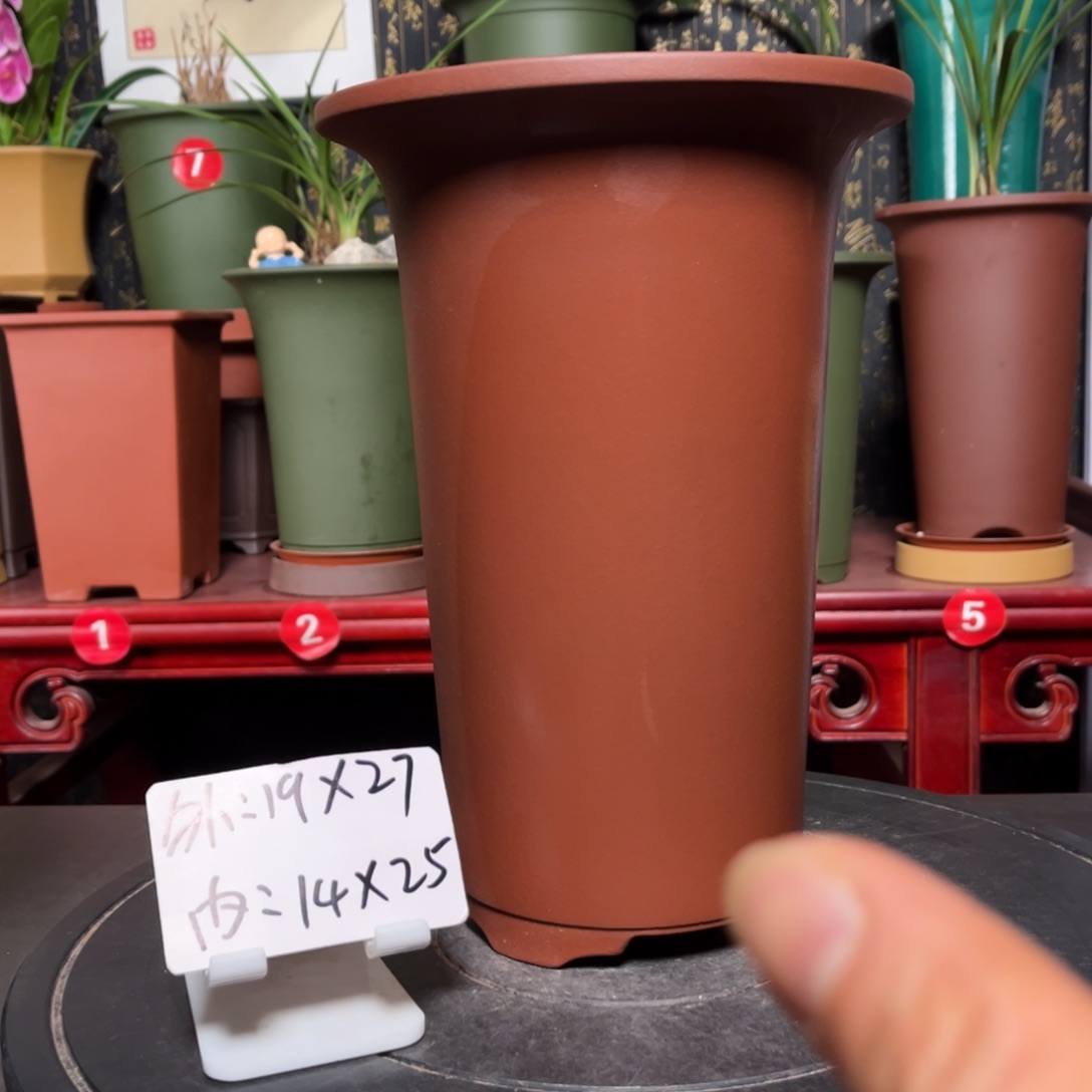 紫砂花盆紫砂花盆