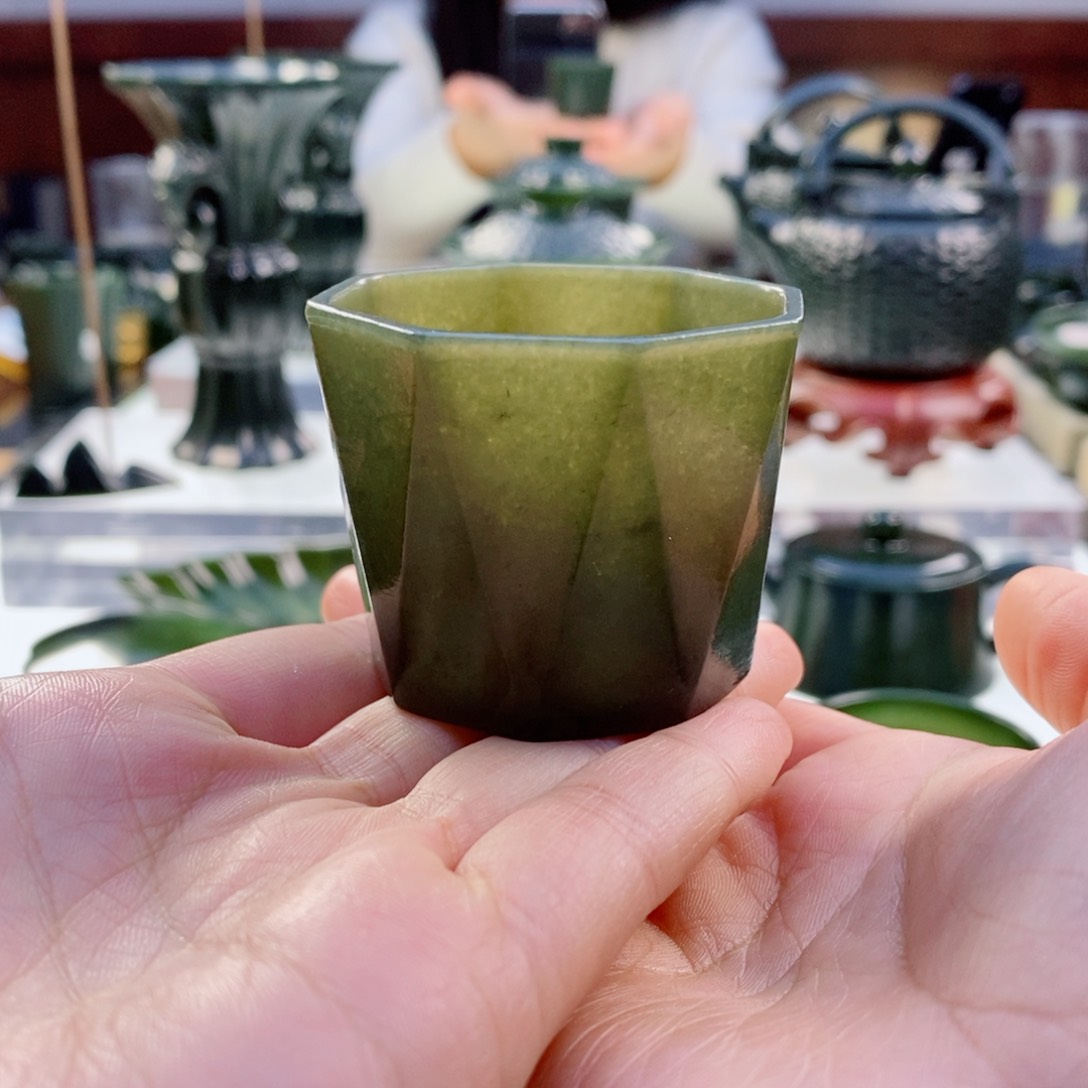 和田玉（青玉）挂件未镶嵌