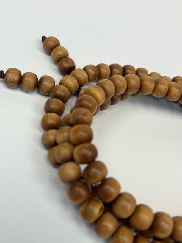 印度迈索尔老山檀香沉水顶老料乳甜花香蜜香6*7/108颗手串手链